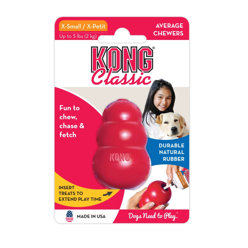 KONG Classic - Le jouet de mastication incontournable pour chiens de toutes tailles