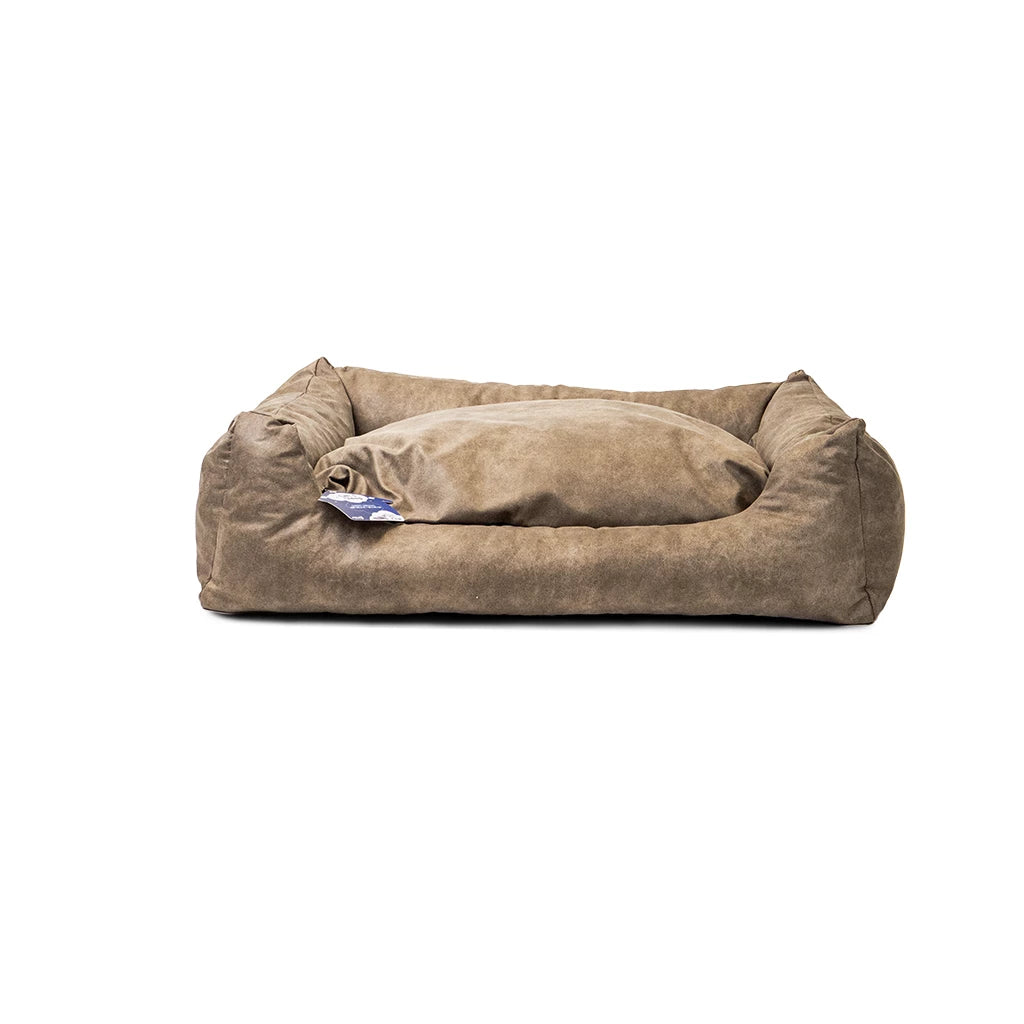 Let's Sleep Sweet Dreams - Panier-lit luxueux avec coussin amovible pour chien L