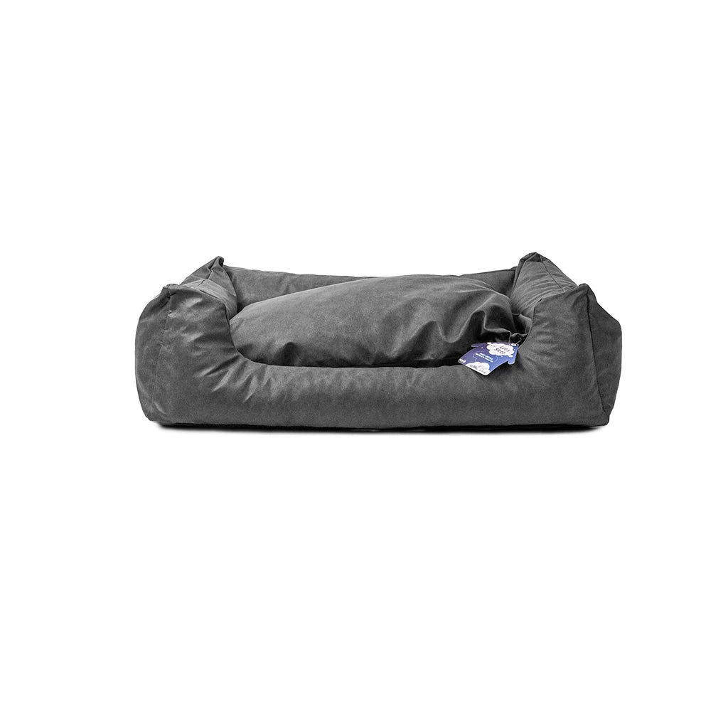 Let's Sleep Sweet Dreams - Panier-lit luxueux avec coussin amovible pour chien L